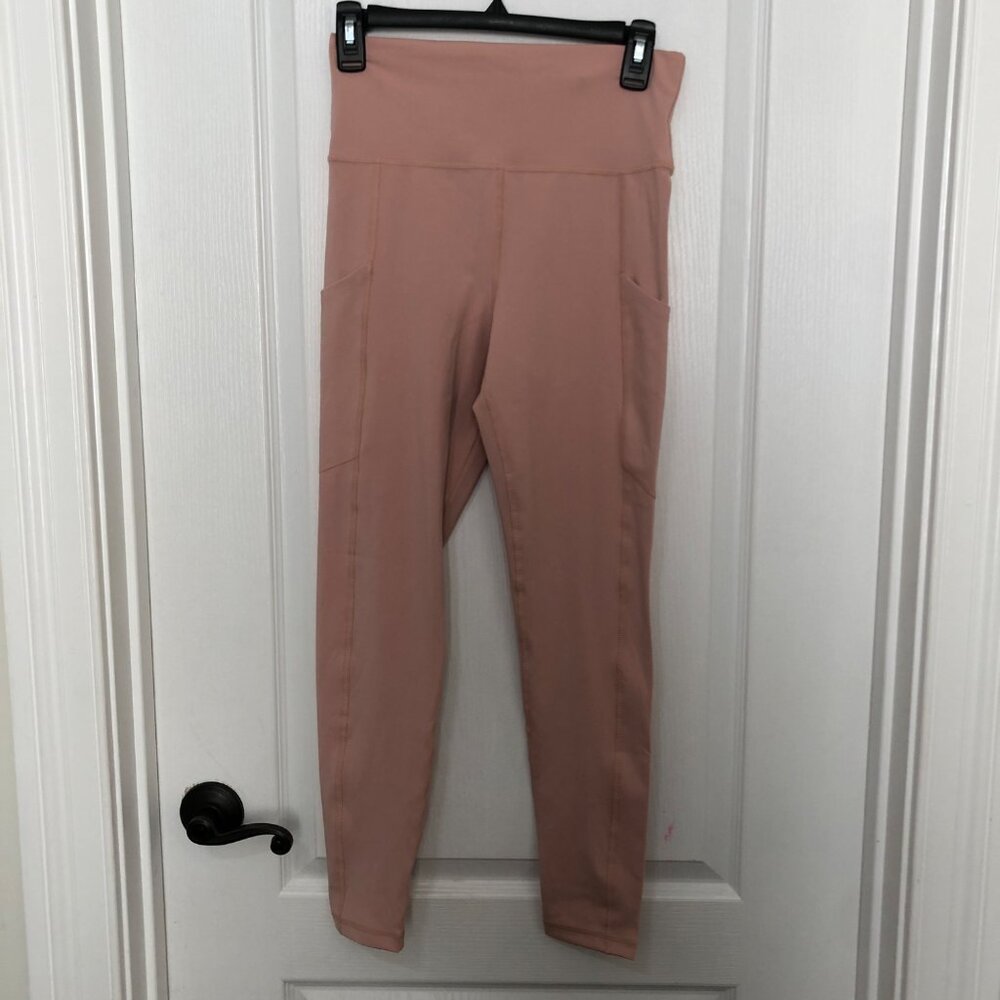 American Eagle Everything Pocket Leggings Womens Medium Highest Rise Dusty Rose
